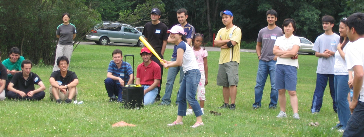 Students participating in Sports Day